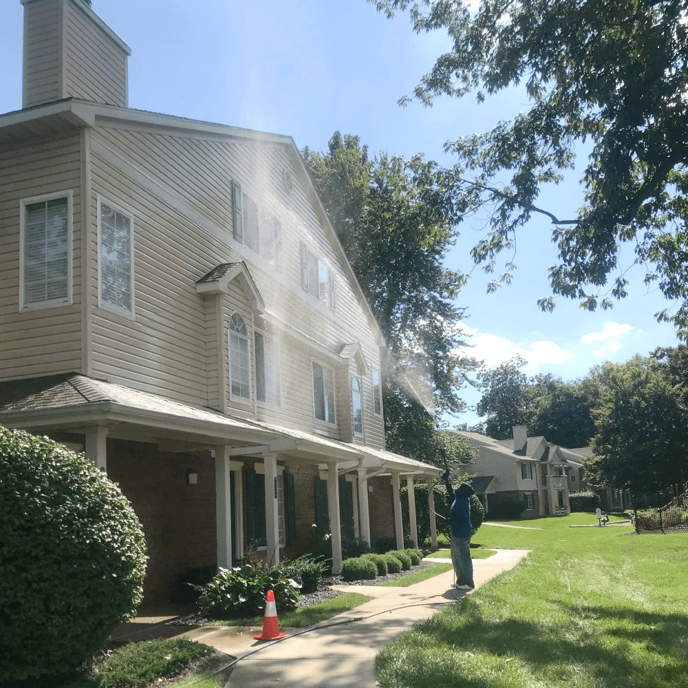 What is softwashing or soft house washing in Indianapolis?