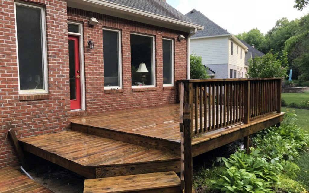 Washed deck