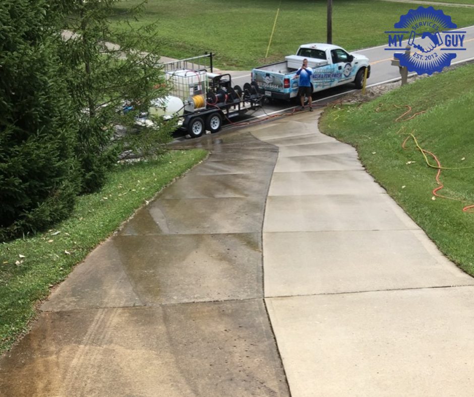 Concrete Sealing and concrete cleaning driveway near me