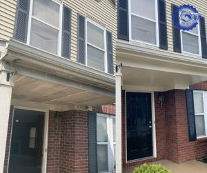exterior house washing before and after siding cleaning