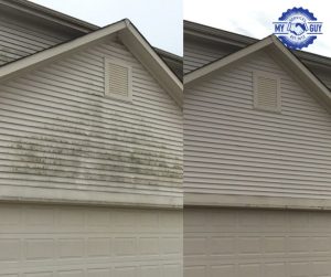 top section house washing before and after soft wash cleaning