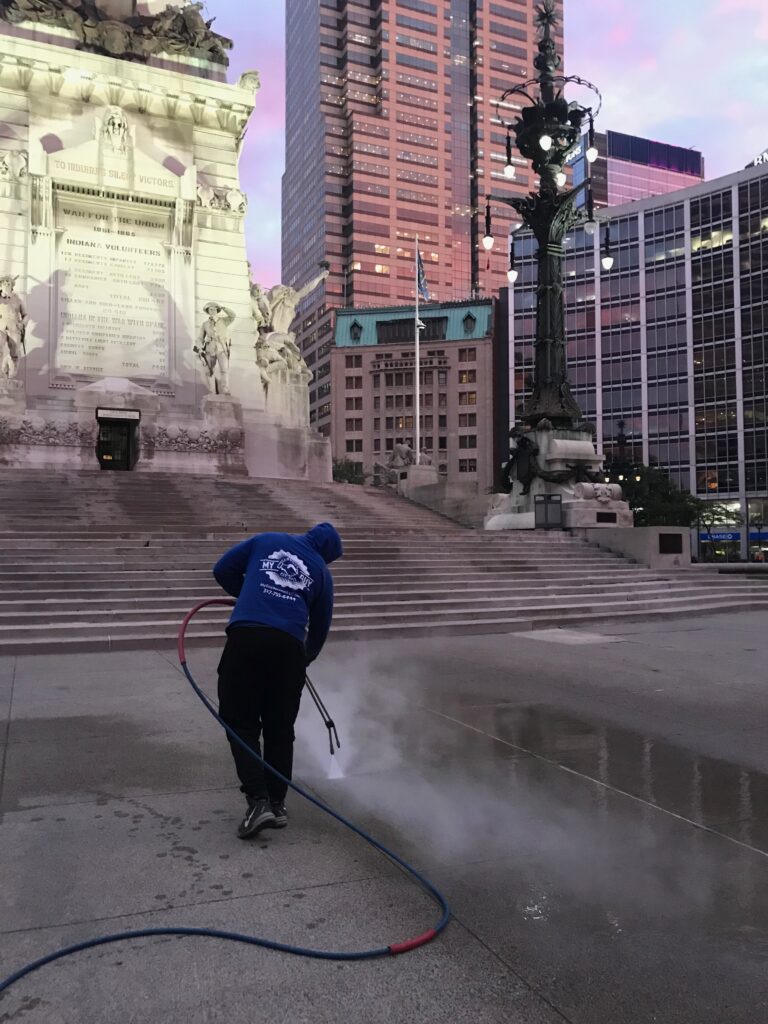 Pressure Washing Brick