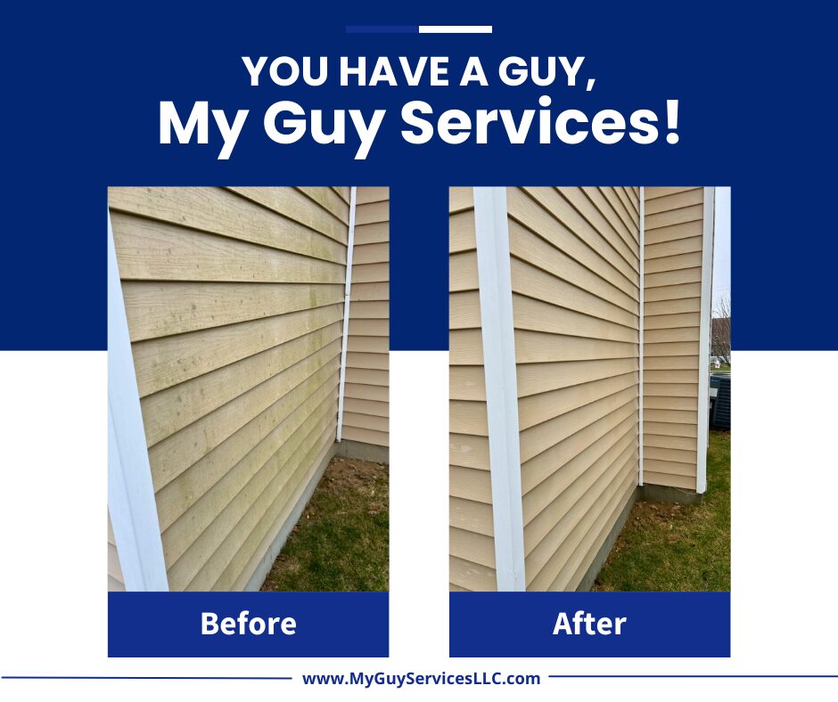 Soft washing vinyl siding in Fishers, IN”
